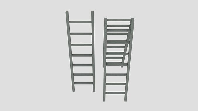 Ladder 3D Model Low-poly 3D model