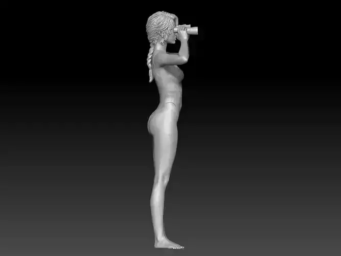 Lifeguard baywatch girl 3 3D print model