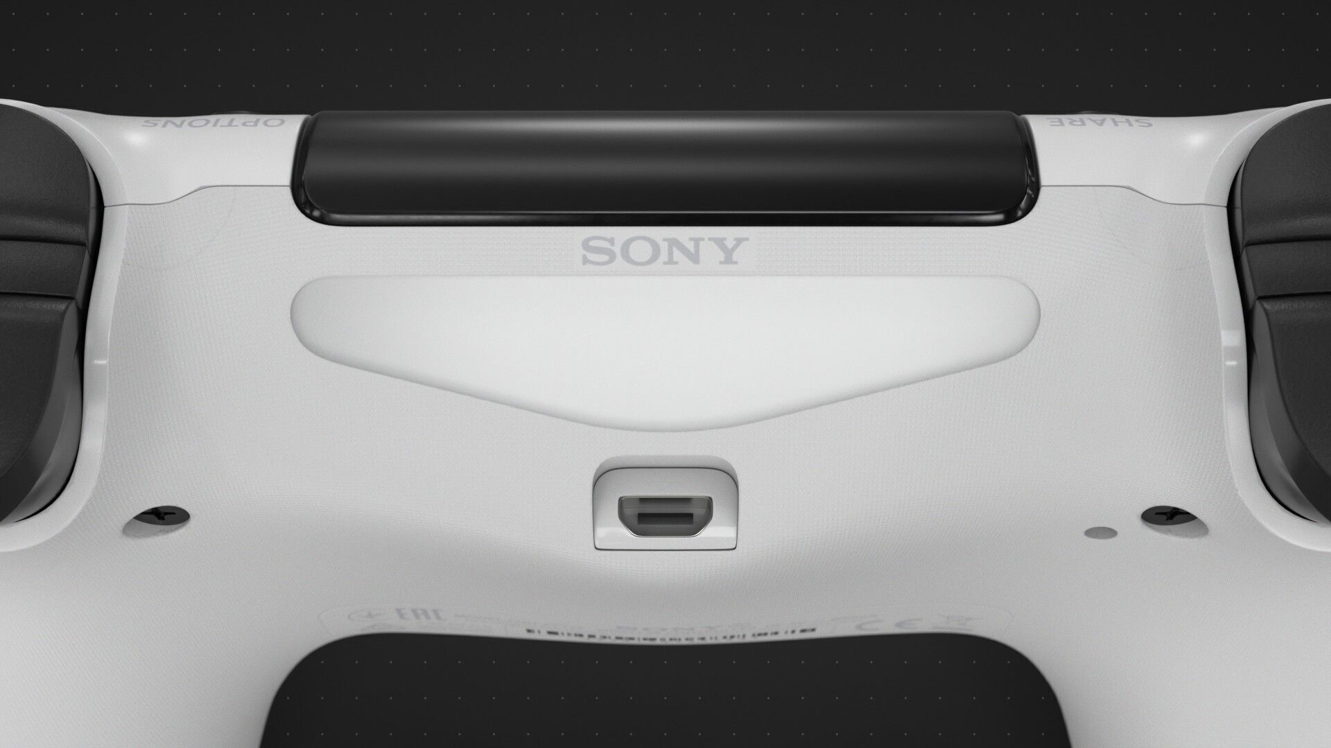 Dualshock 4 Wireless Controller White 3D model_11