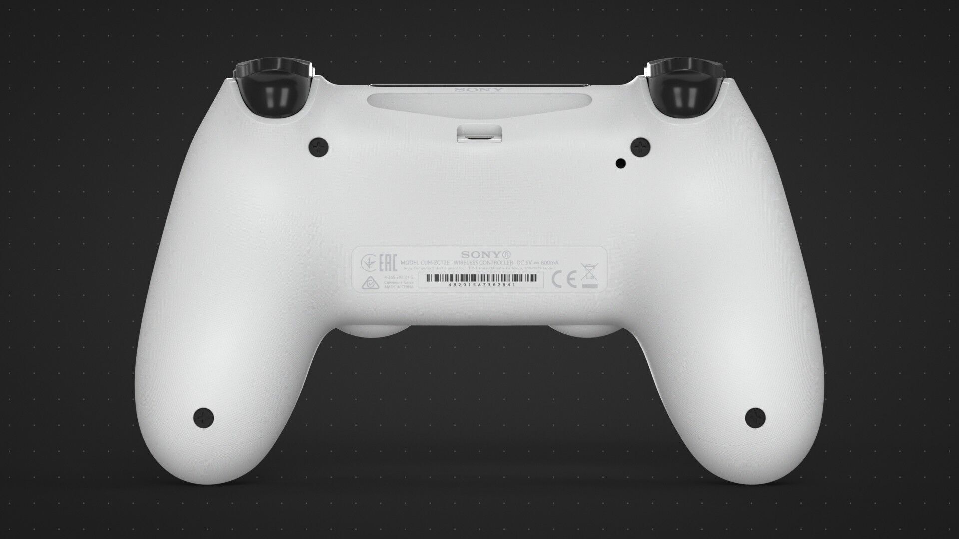 Dualshock 4 Wireless Controller White 3D model_5