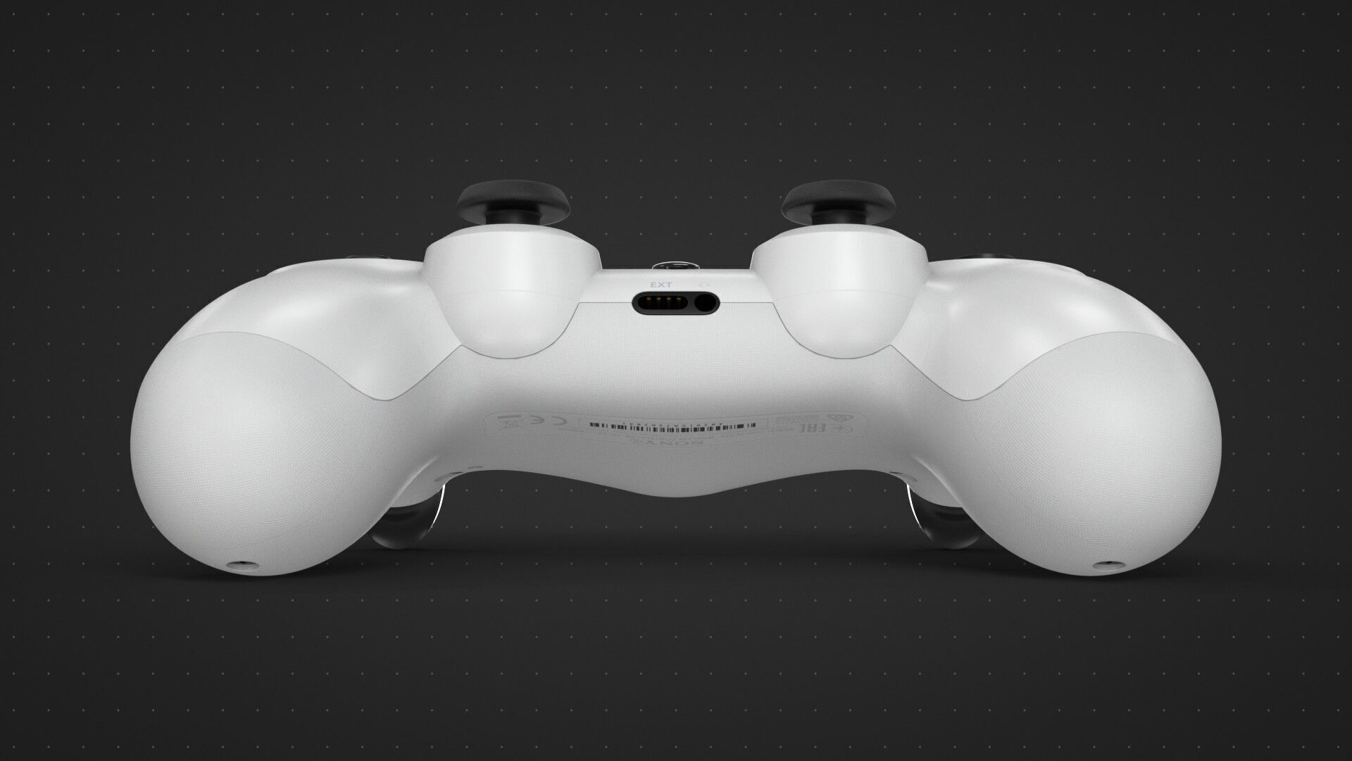 Dualshock 4 Wireless Controller White 3D model_4