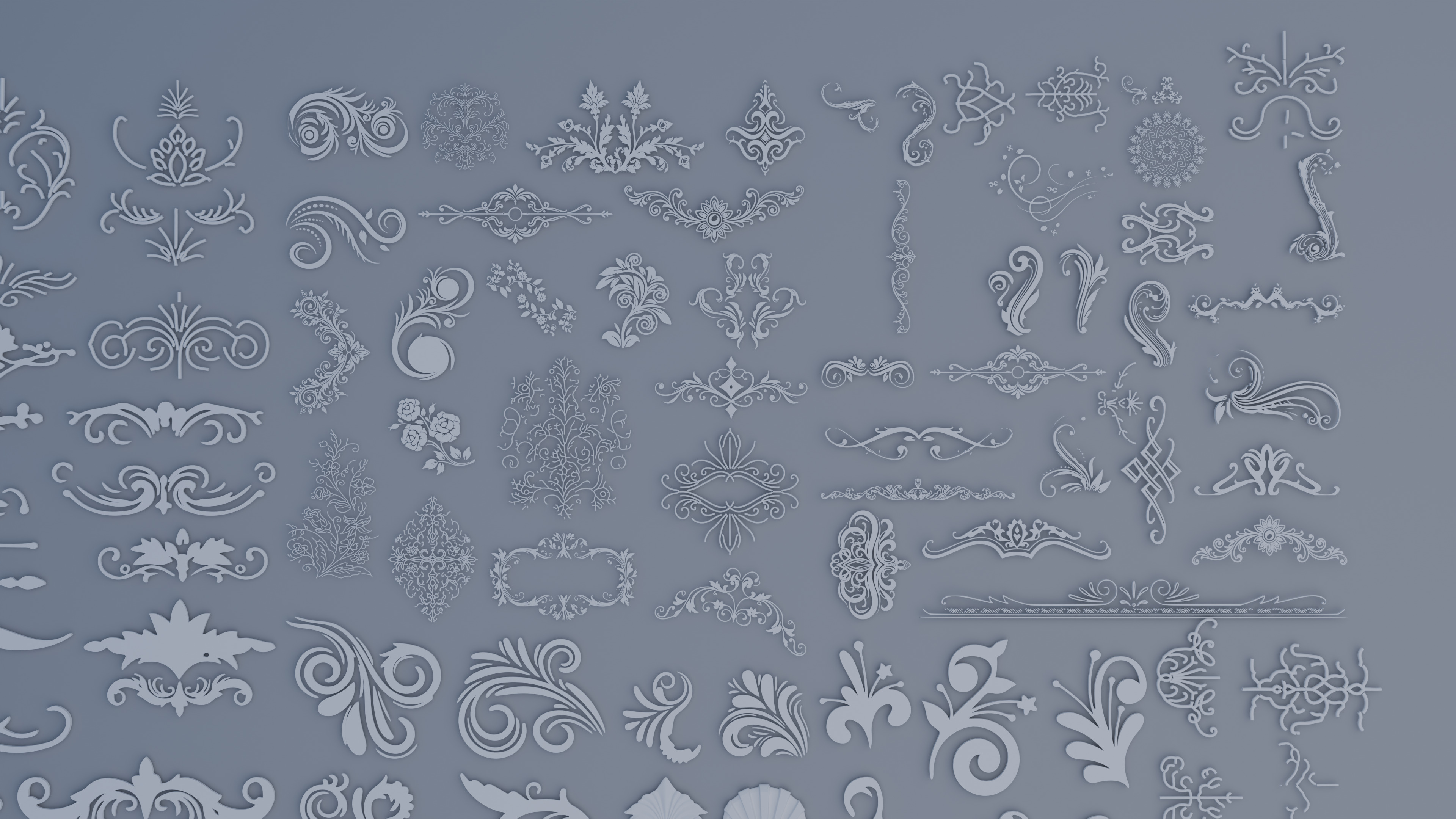 200 plus Architectural Kitbash Pack Low-poly 3D model_4