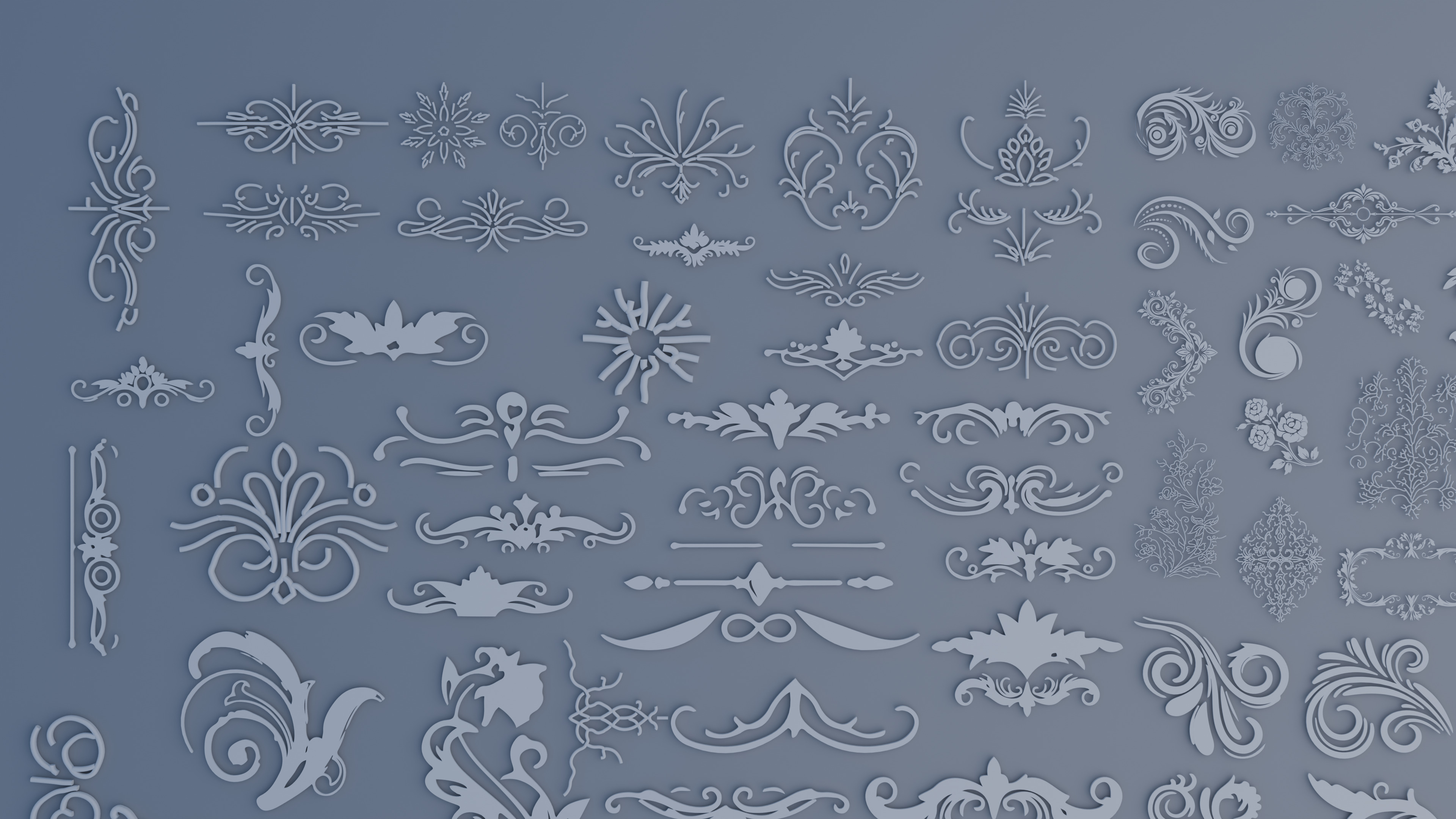 200 plus Architectural Kitbash Pack Low-poly 3D model_3