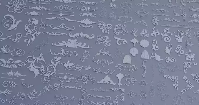 200 plus Architectural Kitbash Pack Low-poly 3D model