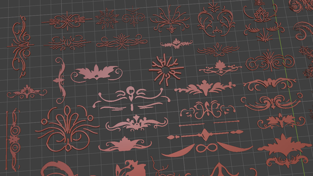 200 plus Architectural Kitbash Pack Low-poly 3D model_8