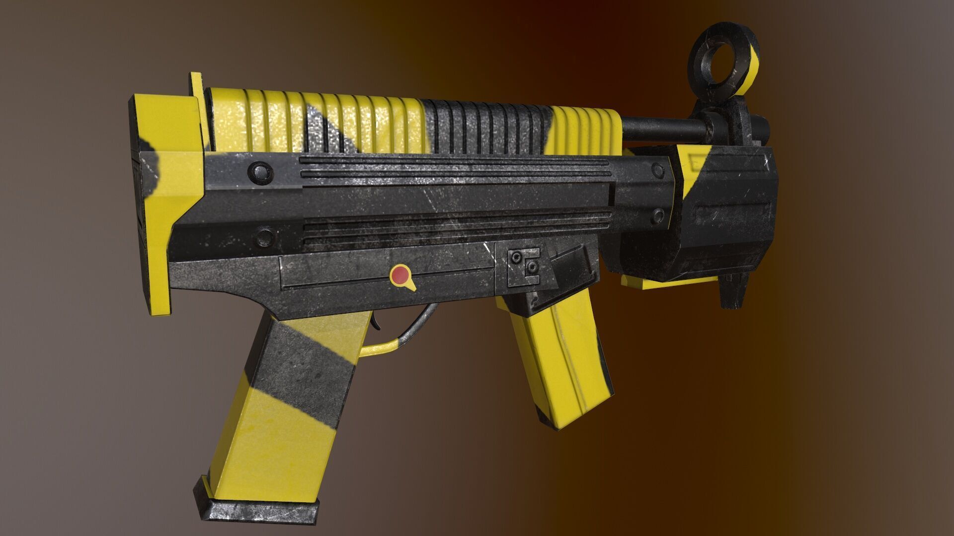 Futuristic Msg Low-poly 3D model_15