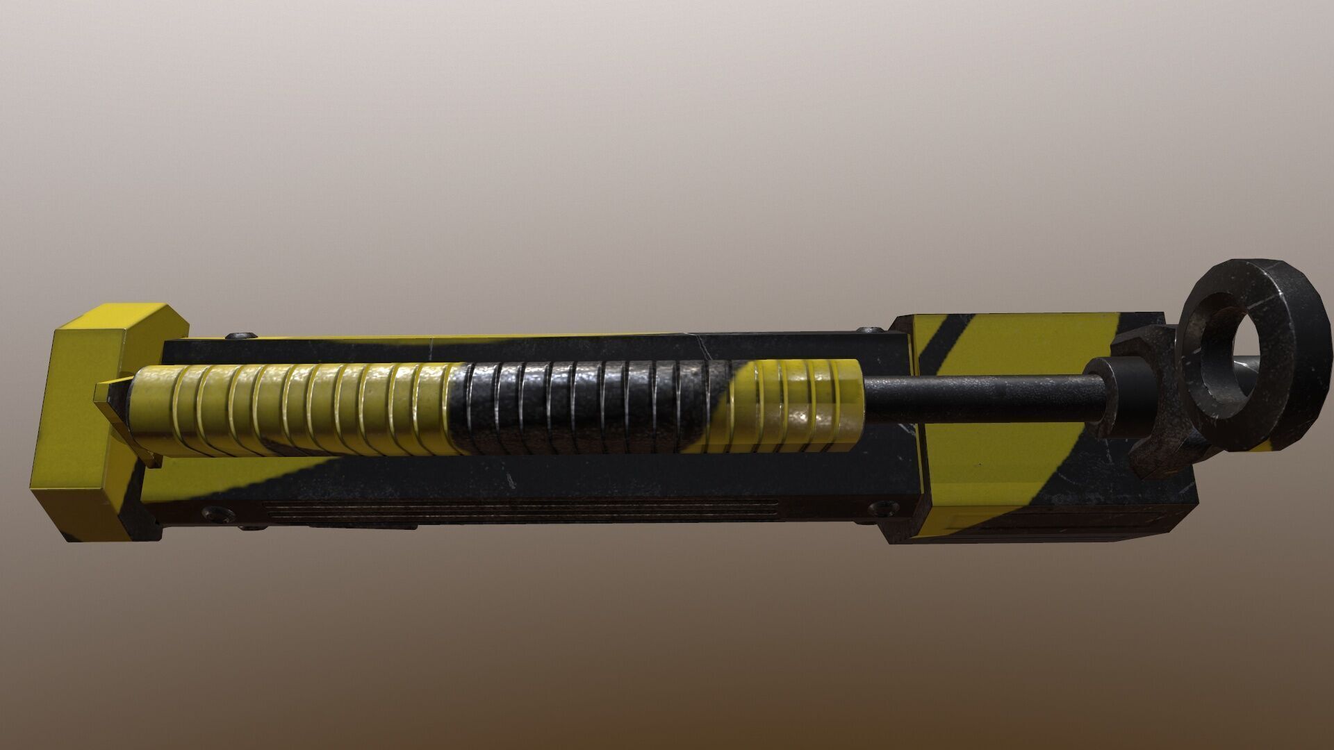 Futuristic Msg Low-poly 3D model_16