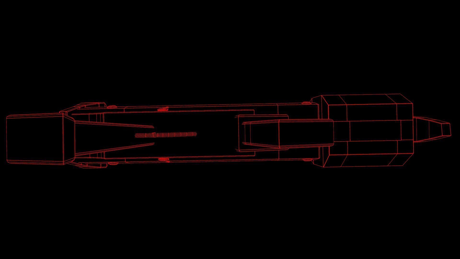 Futuristic Msg Low-poly 3D model_25