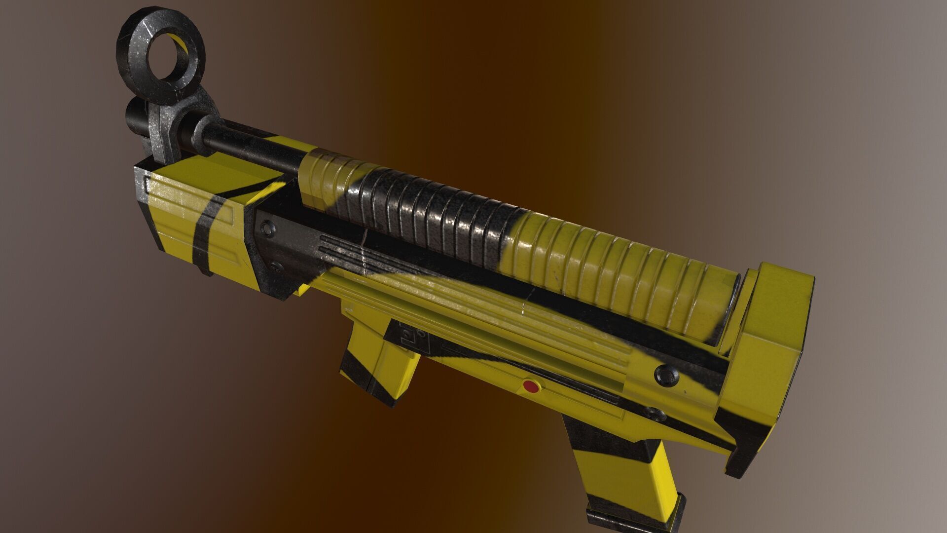 Futuristic Msg Low-poly 3D model_10