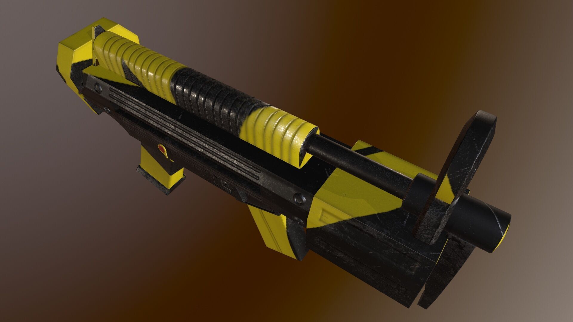 Futuristic Msg Low-poly 3D model_14