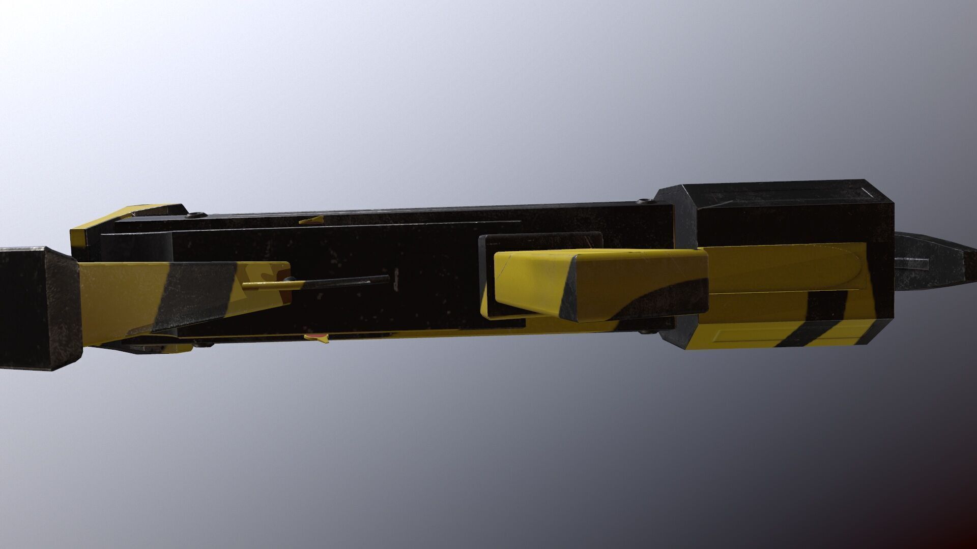 Futuristic Msg Low-poly 3D model_18