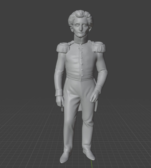 Carl von Clausewitz 3D print model_18