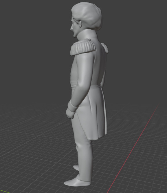 Carl von Clausewitz 3D print model_16