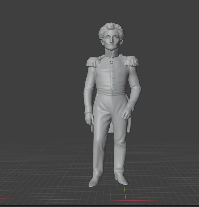 Carl von Clausewitz 3D print model_24