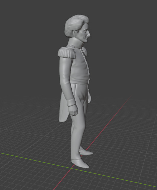 Carl von Clausewitz 3D print model_26