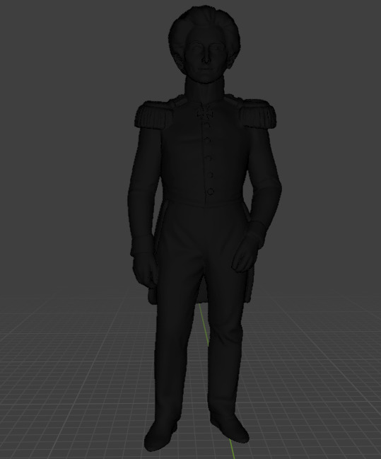 Carl von Clausewitz 3D print model_20