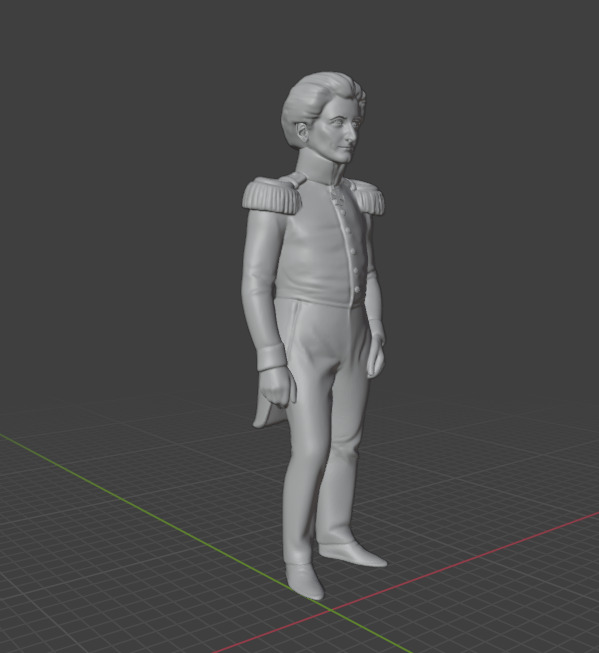 Carl von Clausewitz 3D print model_3