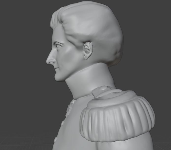Carl von Clausewitz 3D print model_13