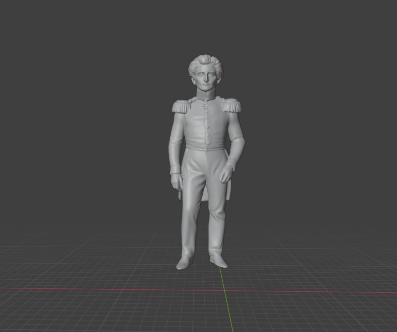 Carl von Clausewitz 3D print model_10