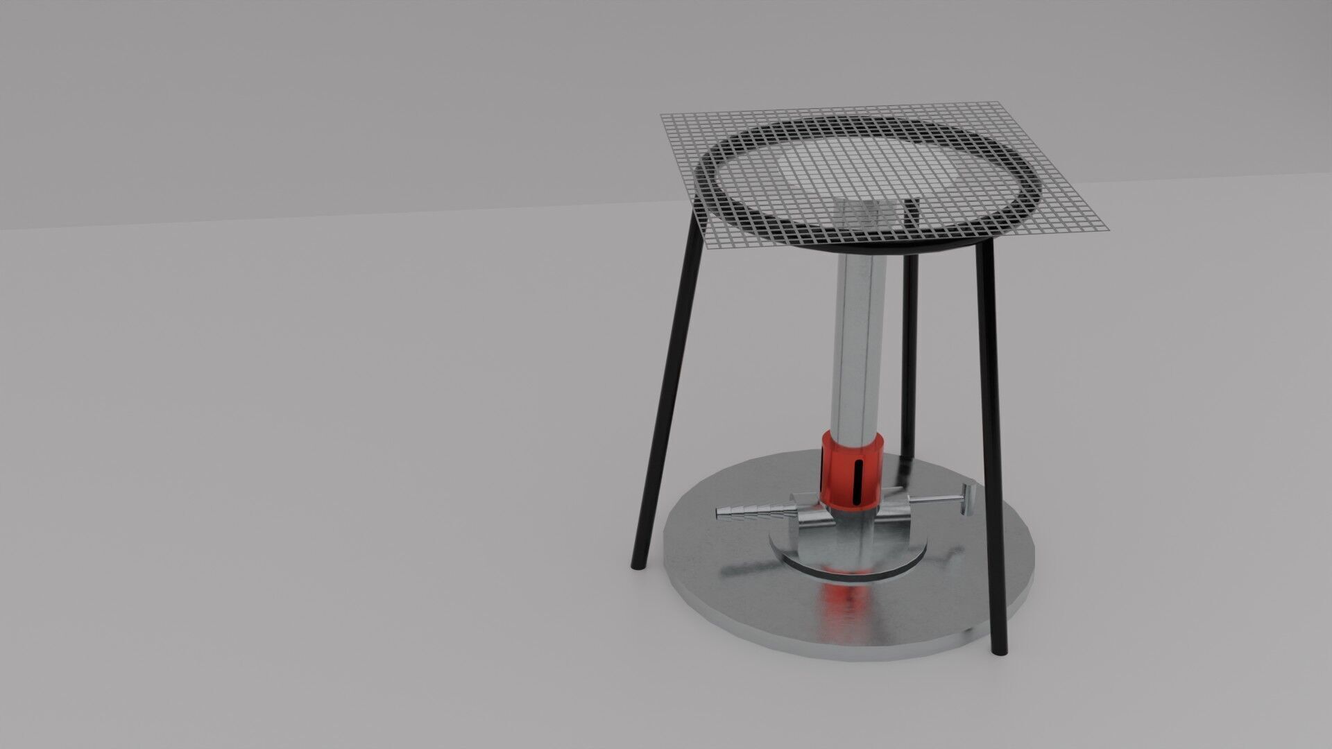 Lab glassware and tools collection Low-poly 3D model_3