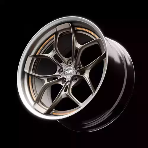 DL05-M  High Poly Alloy Car Rim for Renders and Visualization 3D model