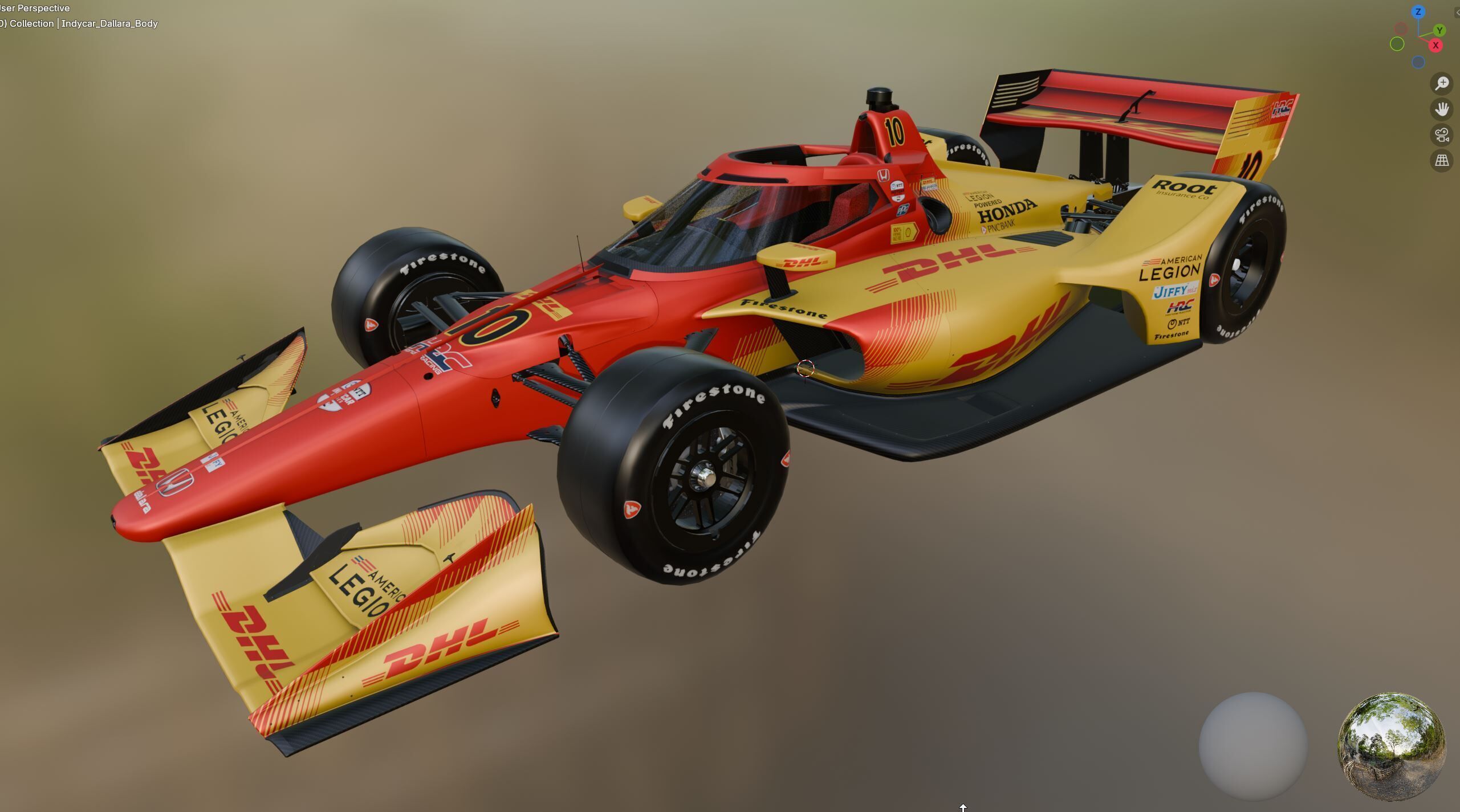 Indycar Road version Alex Palow 10 2025 3D model_17