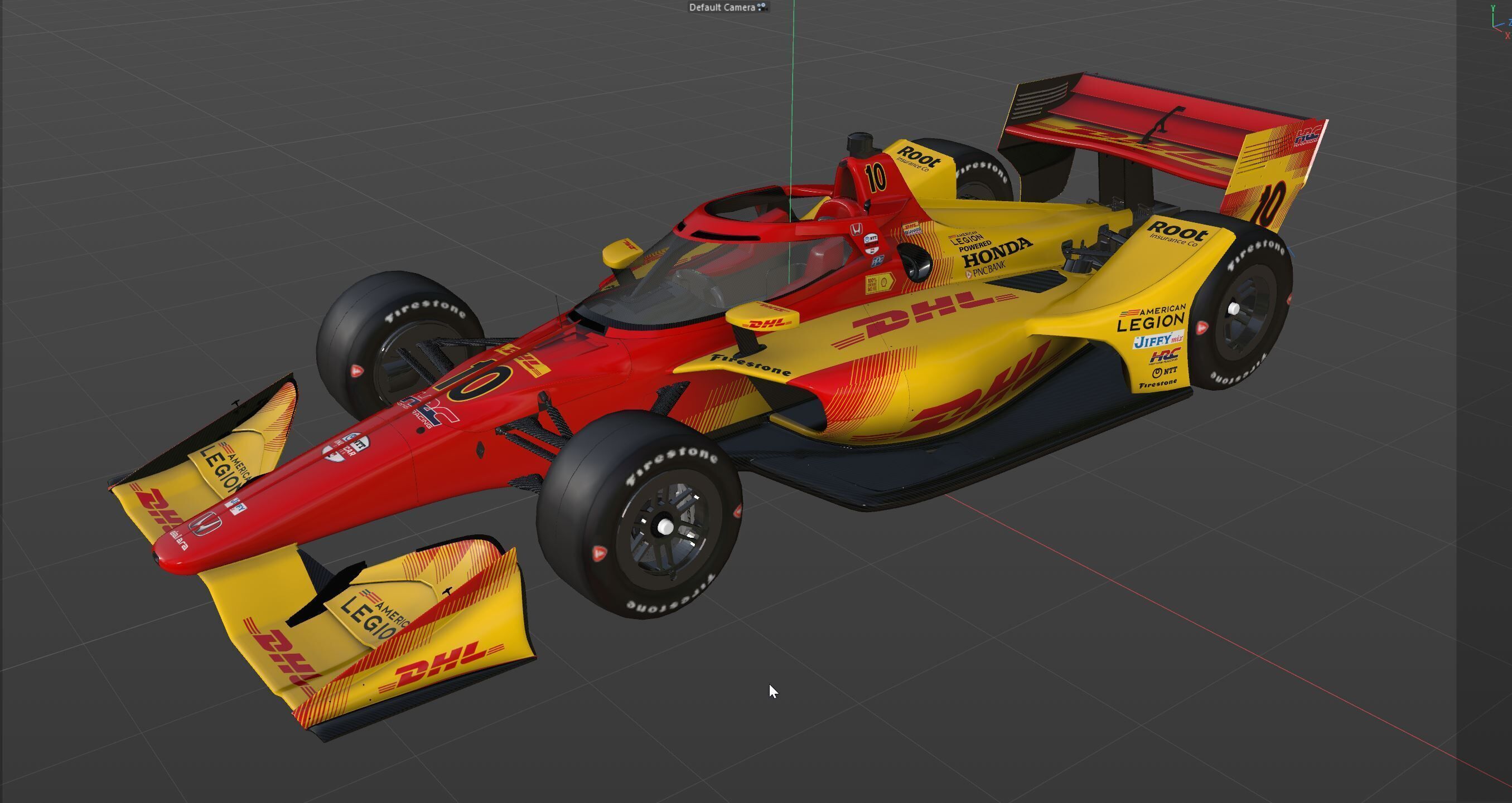 Indycar Road version Alex Palow 10 2025 3D model_16