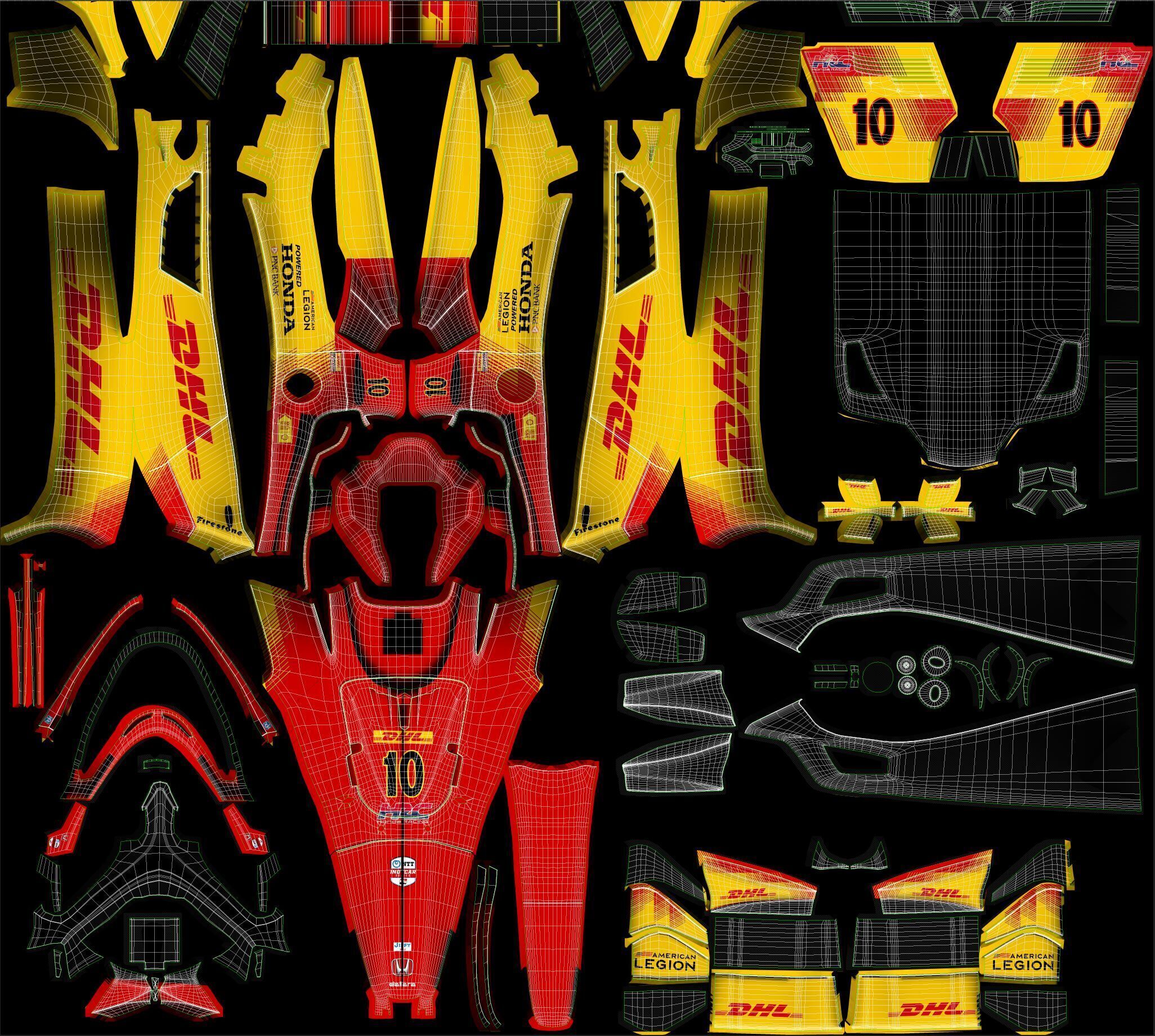 Indycar Road version Alex Palow 10 2025 3D model_14