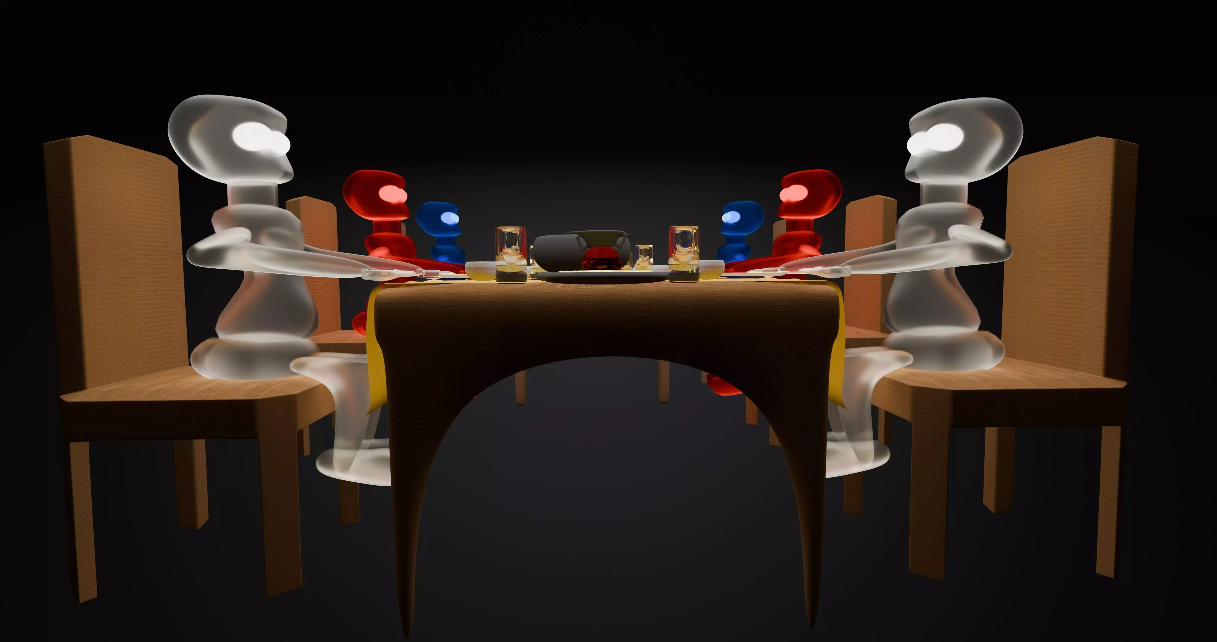 Dinner Time 3D model_0