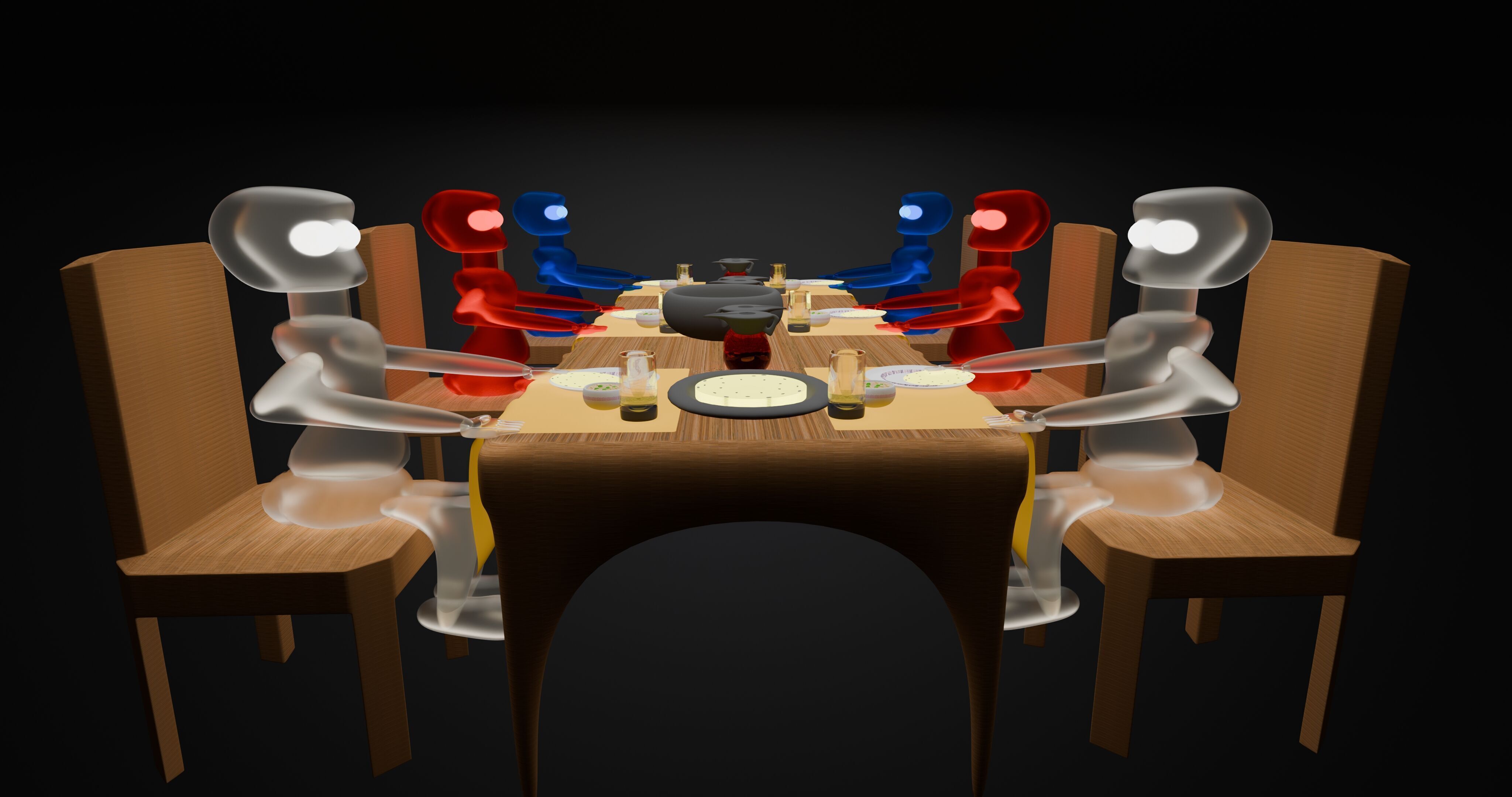 Dinner Time 3D model_1