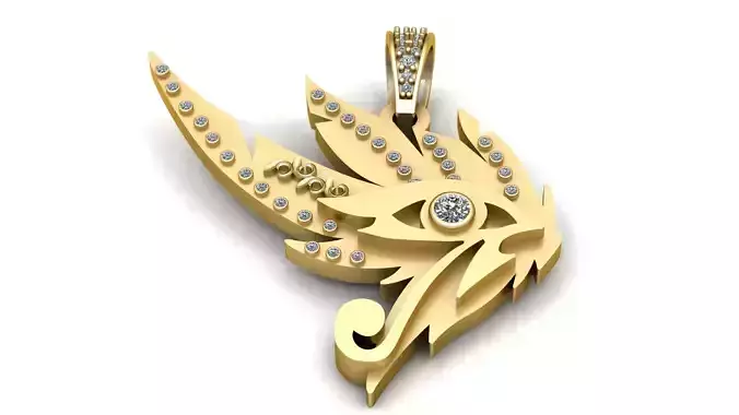 Gold pendant design