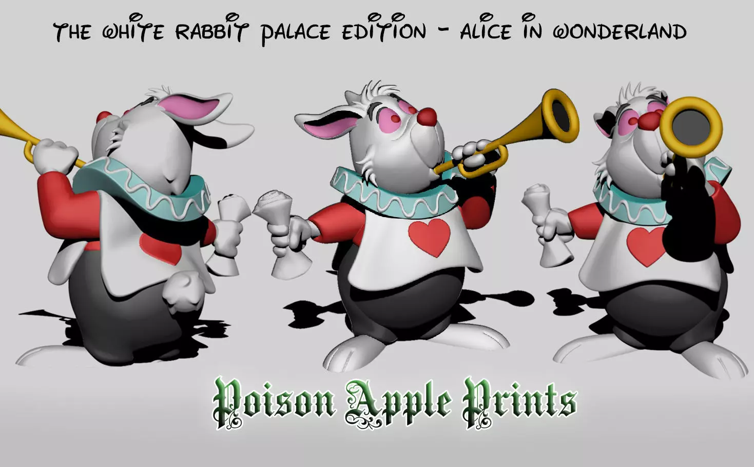 The White Rabbit Character Model - Alice in Wonderland 3D print model