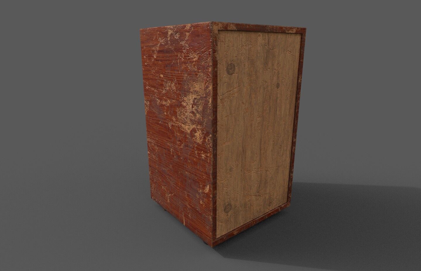 Old Modern Furniture 3D Model Terror Low-poly 3D model_3