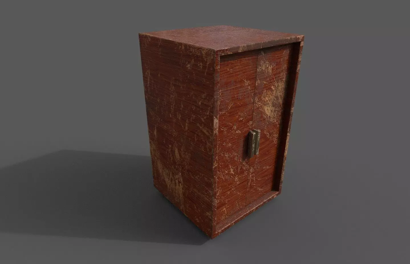 Old Modern Furniture 3D Model Terror Low-poly 3D model_0