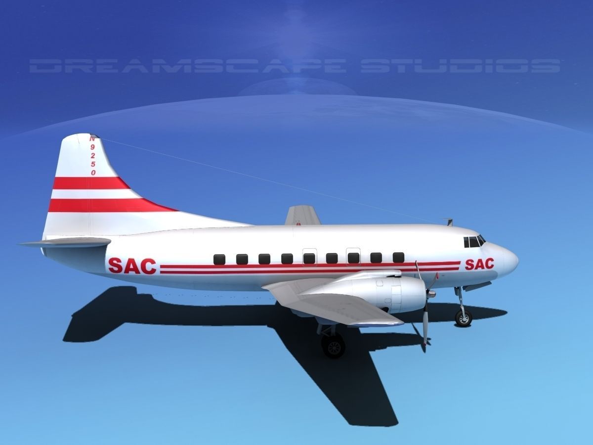 Martin 202 SAC  3D model_9