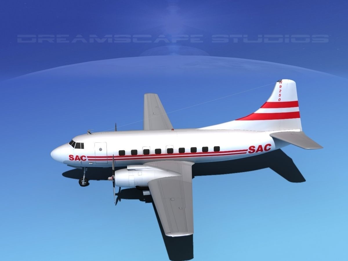 Martin 202 SAC  3D model_7