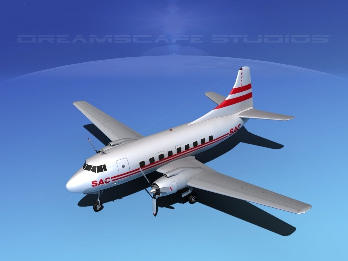 Martin 202 SAC  3D model_8