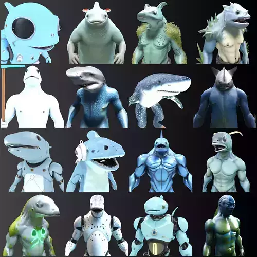 Aquatic Warriors and Sea Guardians Collection