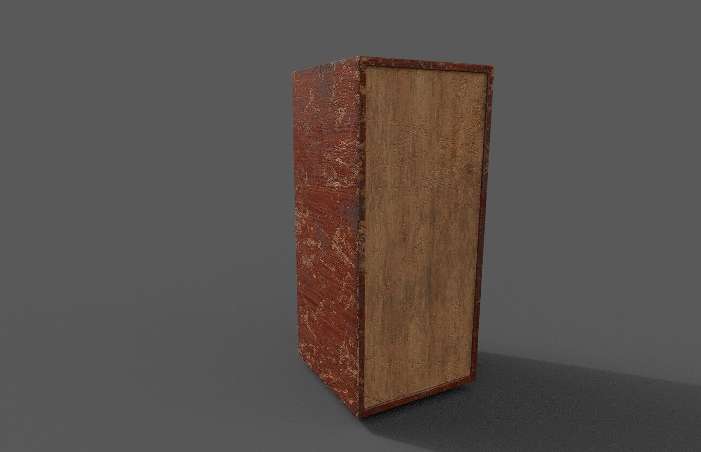 Old Modern Furniture 3D Model Terror Low-poly 3D model_3