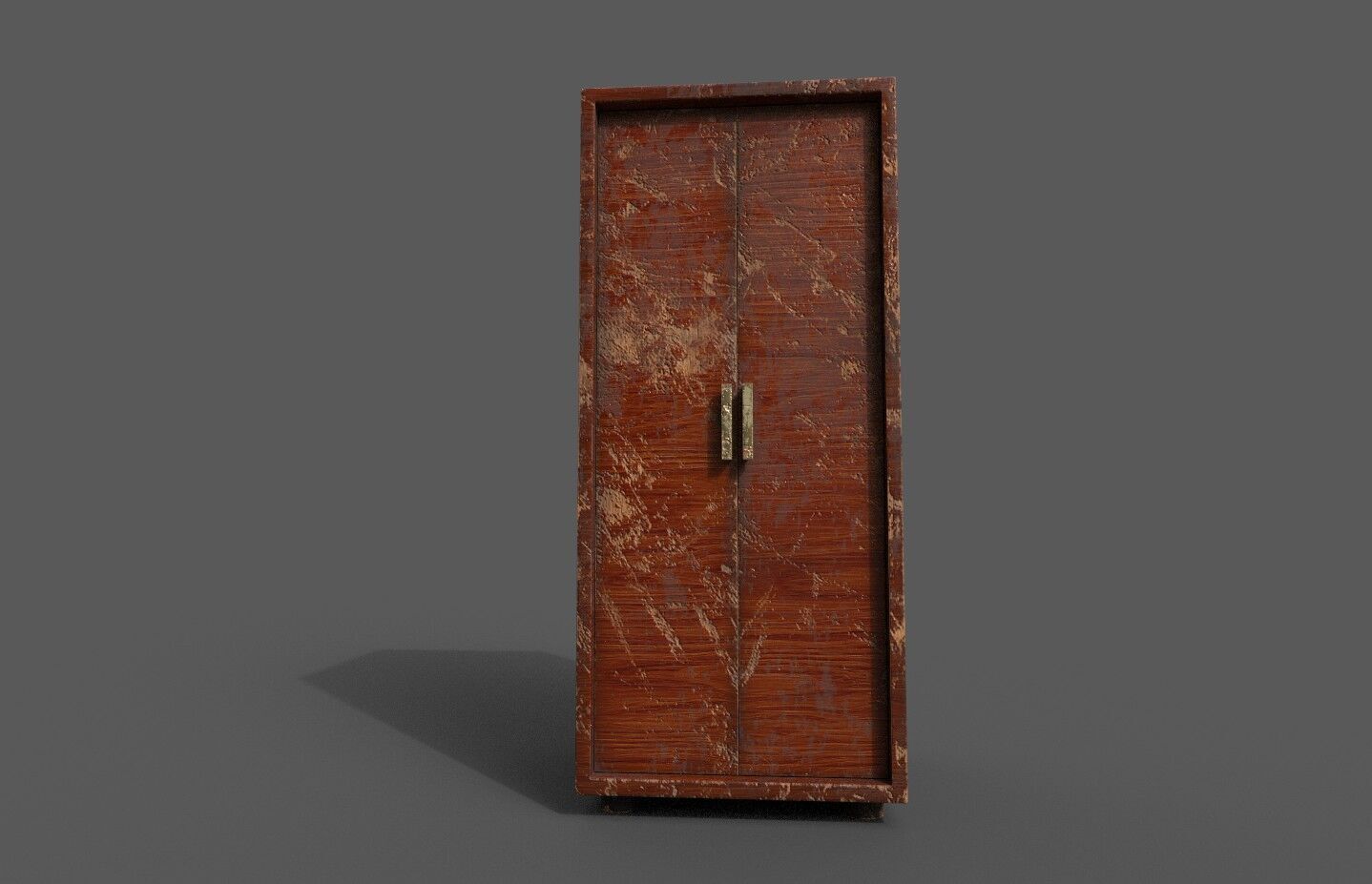 Old Modern Furniture 3D Model Terror Low-poly 3D model_1