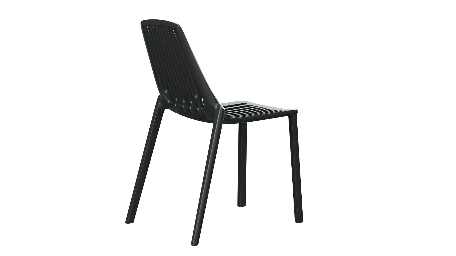 Oasis Stacking Chair 3D print model_3