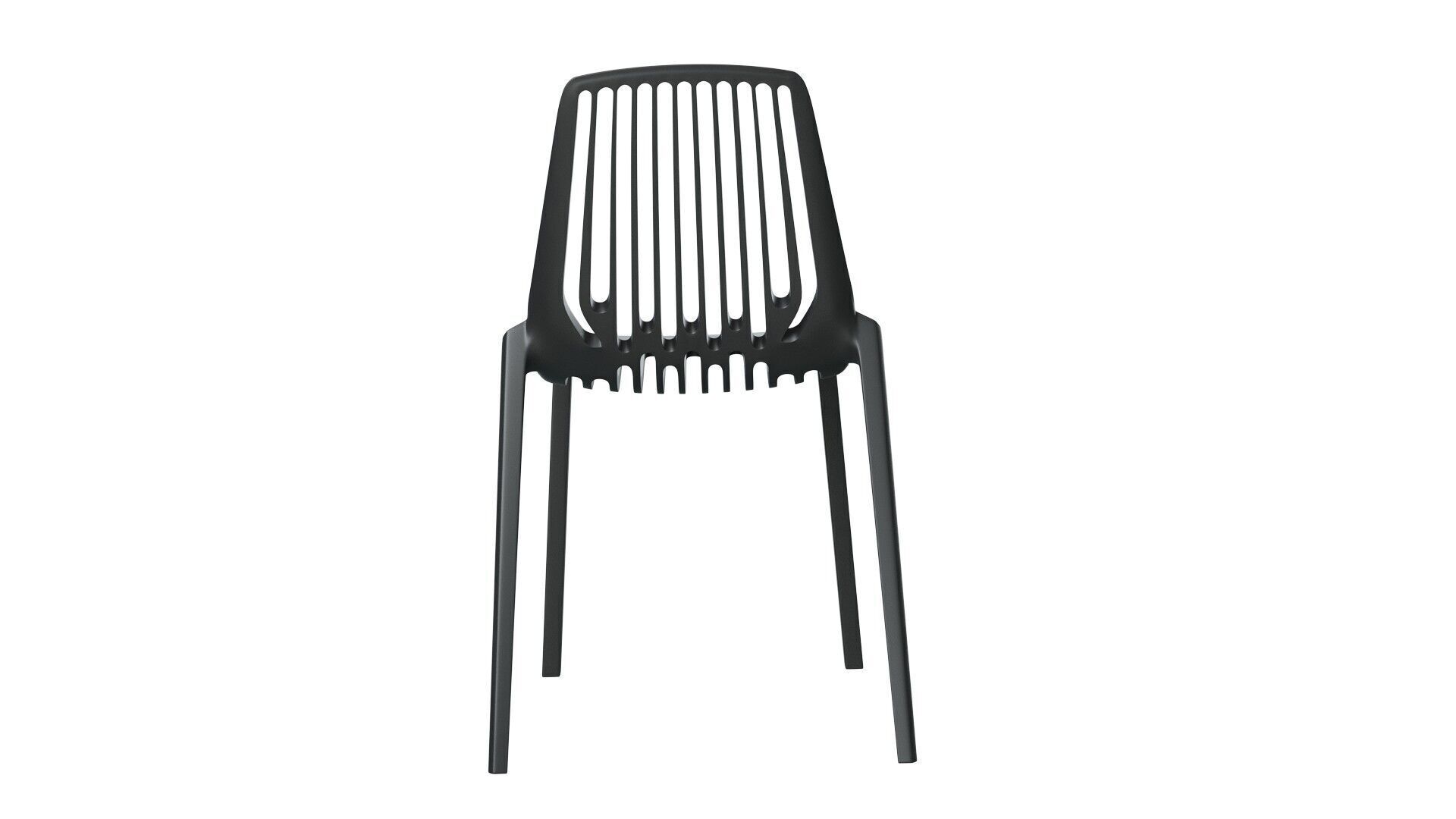Oasis Stacking Chair 3D print model_4