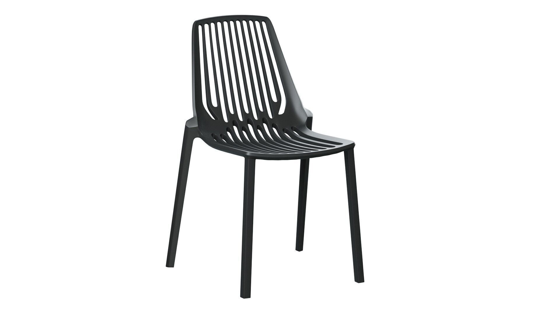 Oasis Stacking Chair 3D print model_1