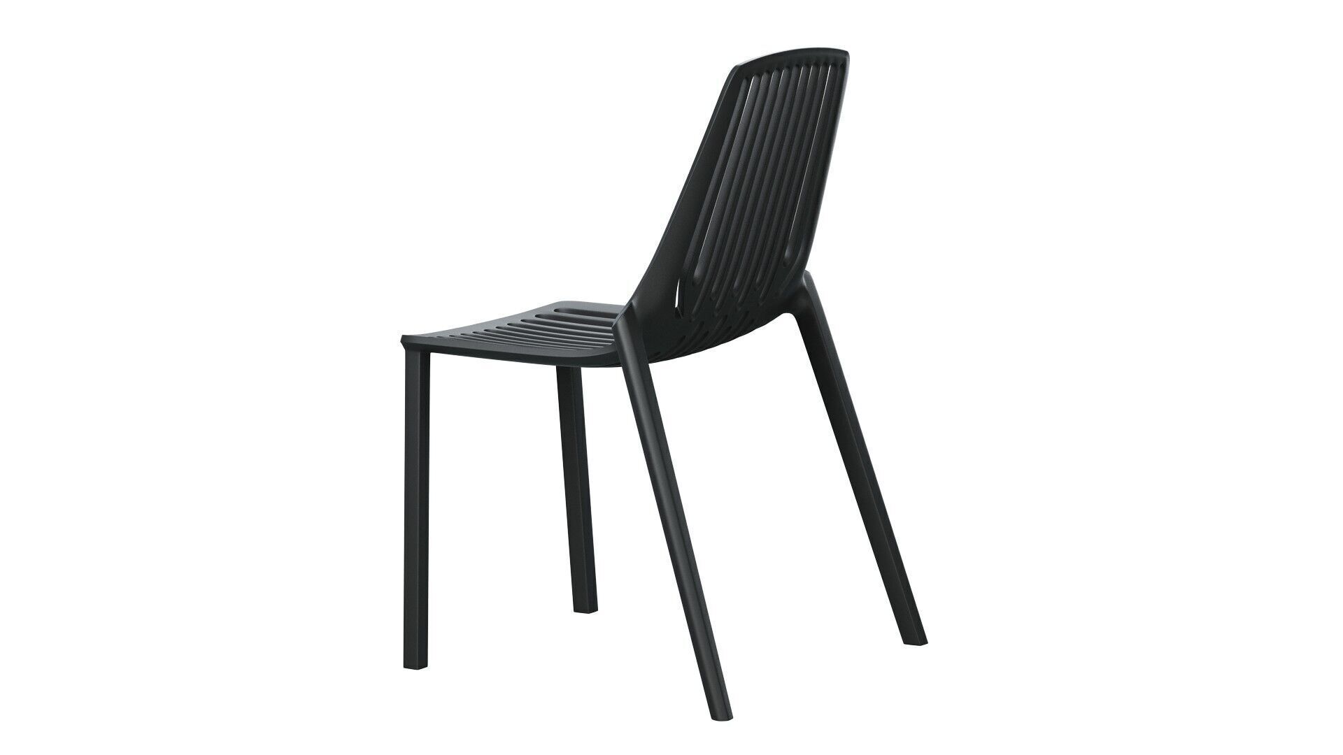 Oasis Stacking Chair 3D print model_5