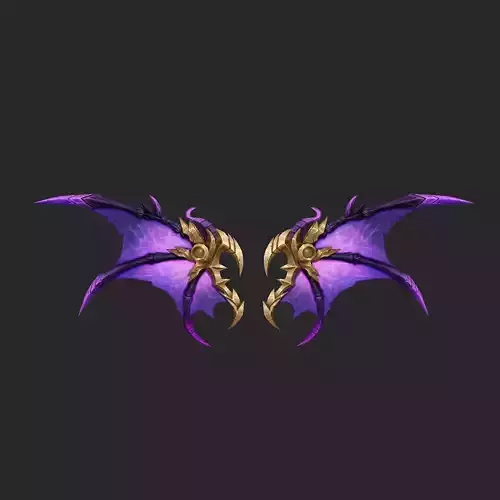 Wing 186 Low-poly 3D model