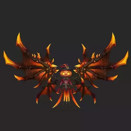 Wing 183 Low-poly 3D model