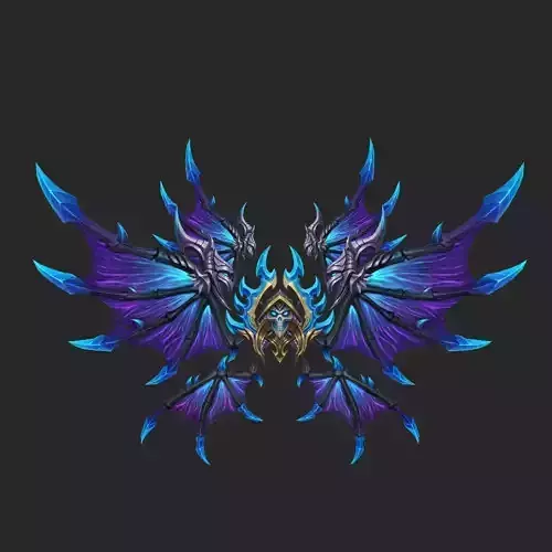 Wing 182 Low-poly 3D model