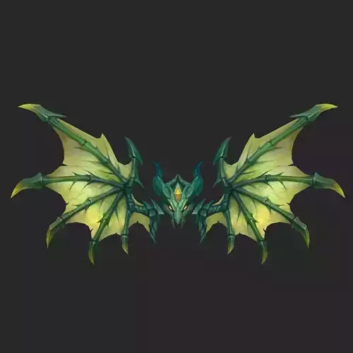 Wing 181 Low-poly 3D model