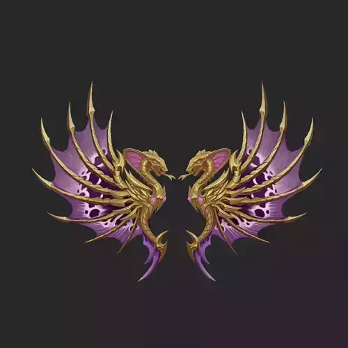 Wing 177 Low-poly 3D model