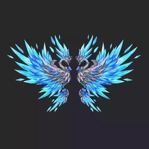 Wing 176 Low-poly 3D model